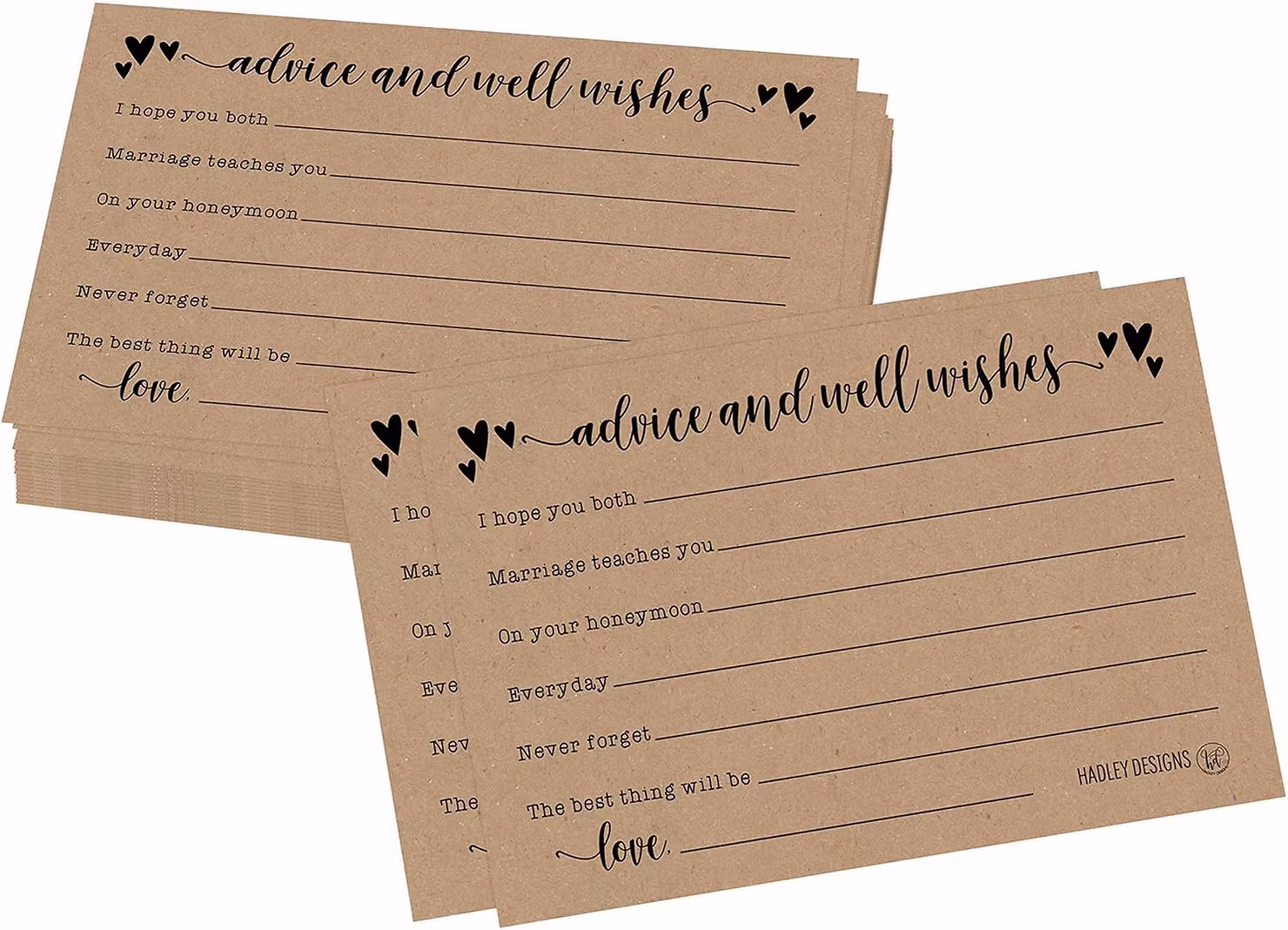 Wedding Advice Cards
