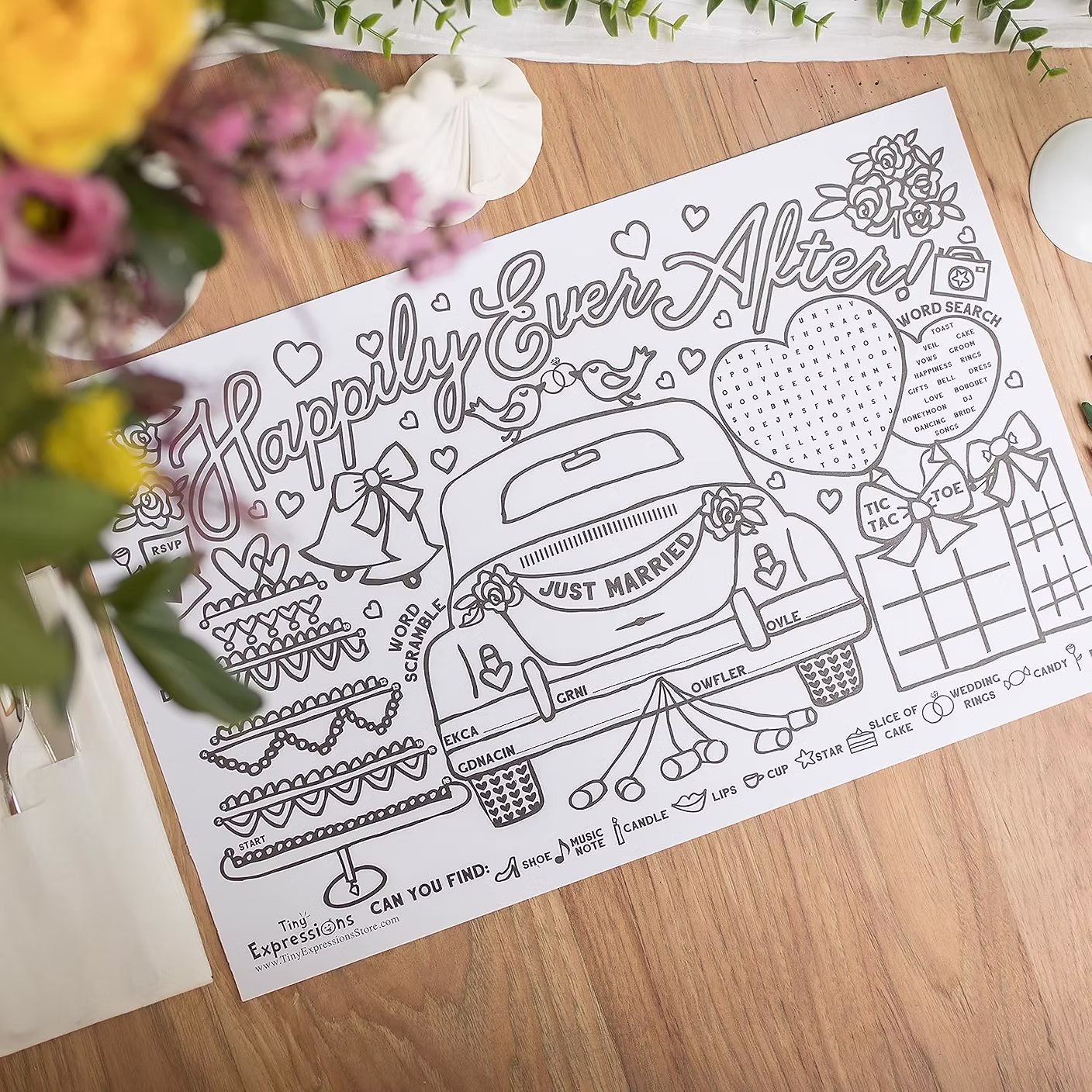 Wedding Coloring Sheet